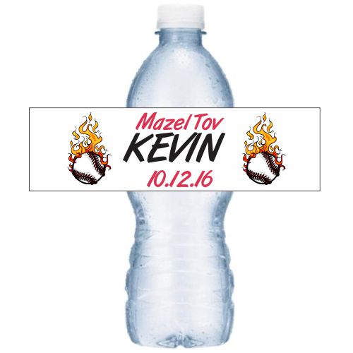 Custom Printed 16.9 oz. Drinking Water Bottle with Full Color Printed Label 1